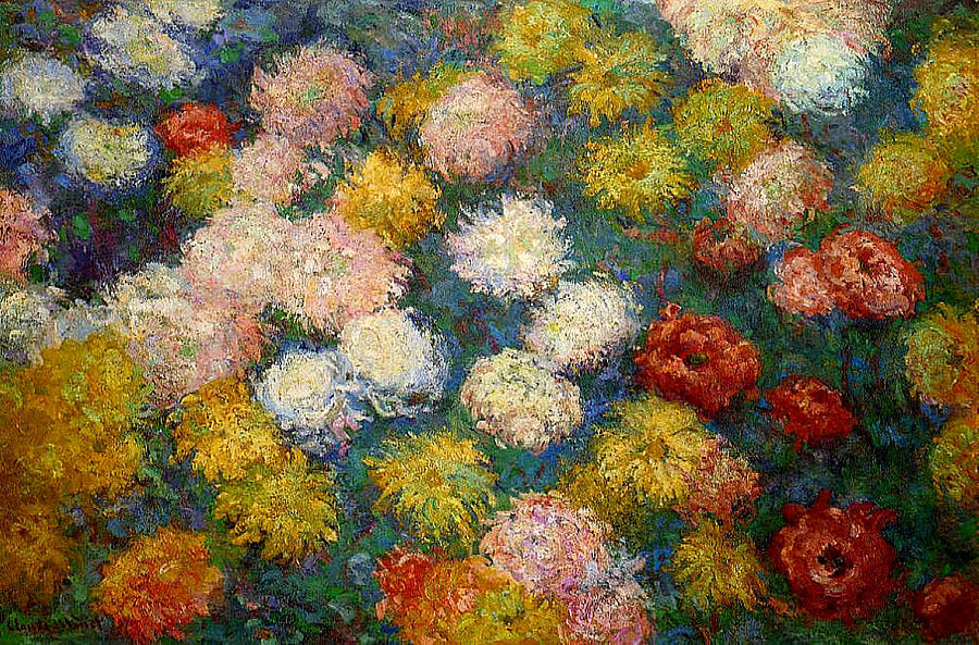 Chrysanthemums 2, 1897 Painting