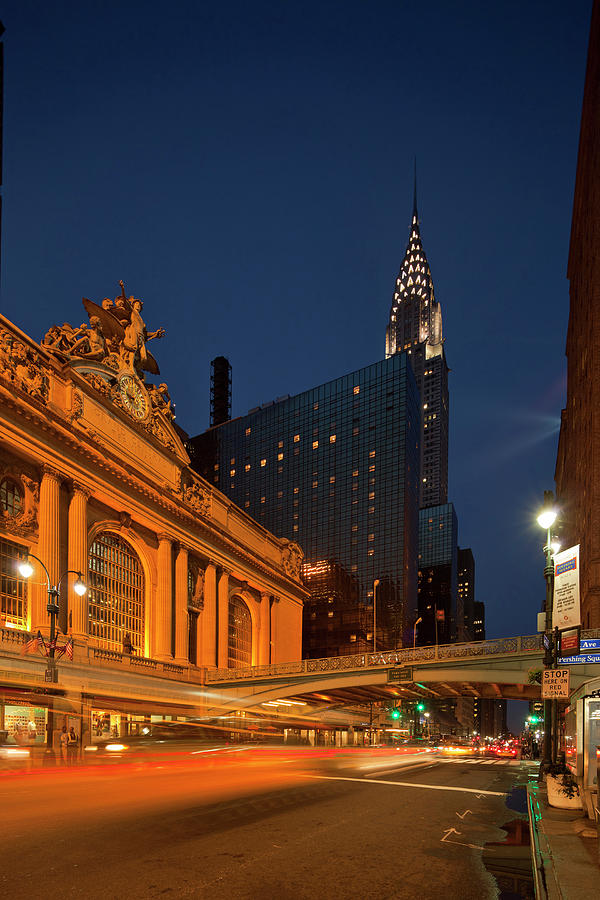 Chrysler Building And Grand Central Photograph by Steve Lewis Stock