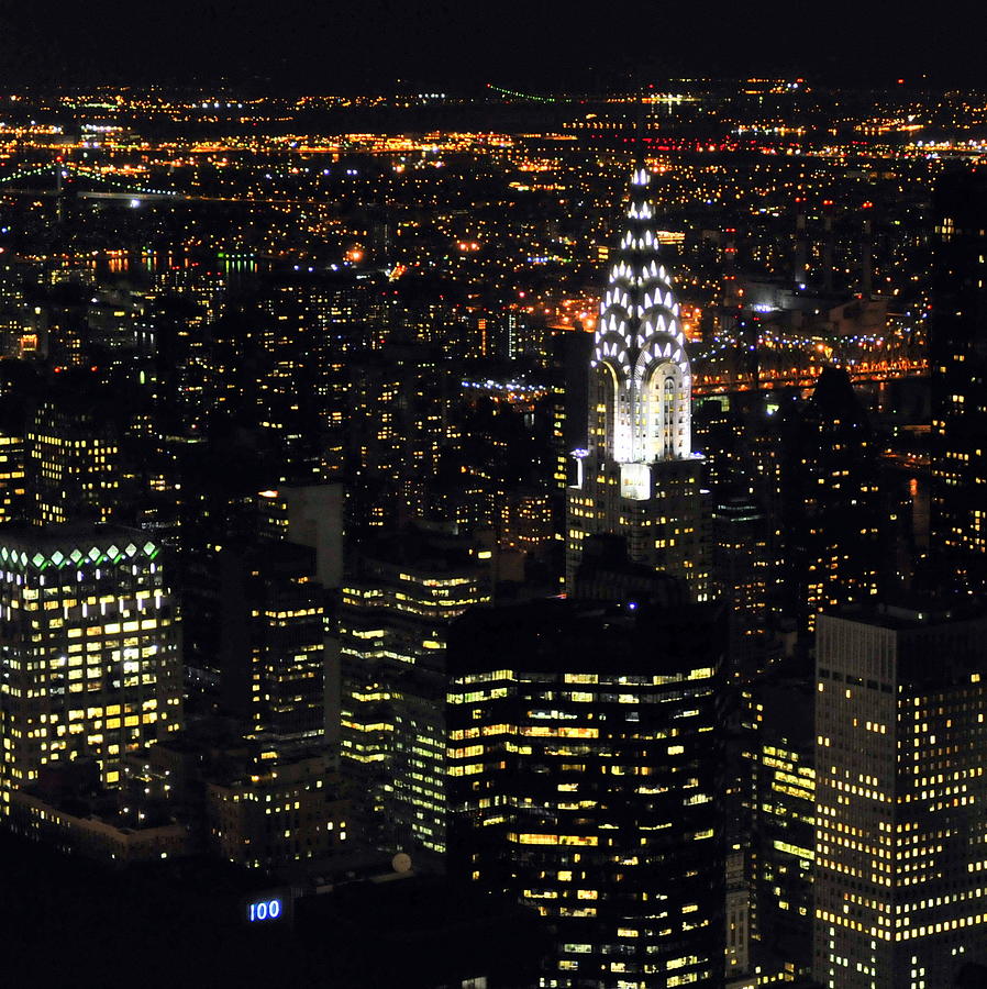 Chrysler Building At New York City Photograph by Philippe Brunel