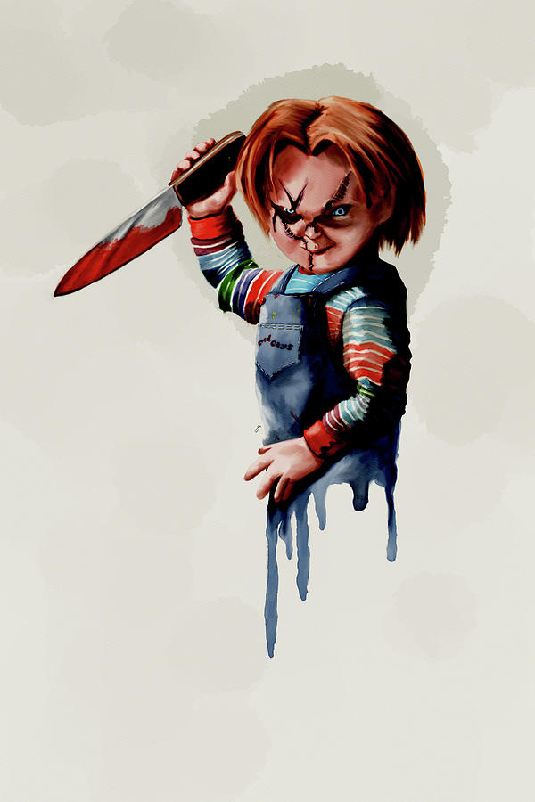 Halloween Movie Digital Art - Chucky by Gary Cadima