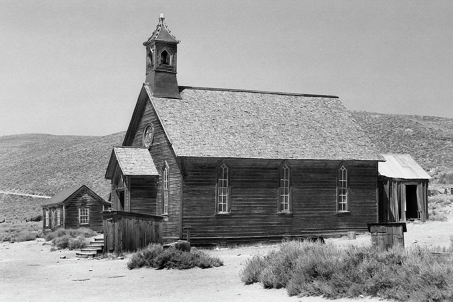 Church at Bodie Photograph by Jerry Griffin