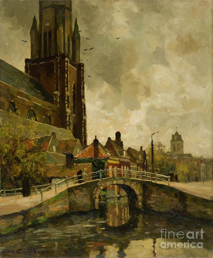 Church At Delft, 1887-1939 Drawing by Heritage Images