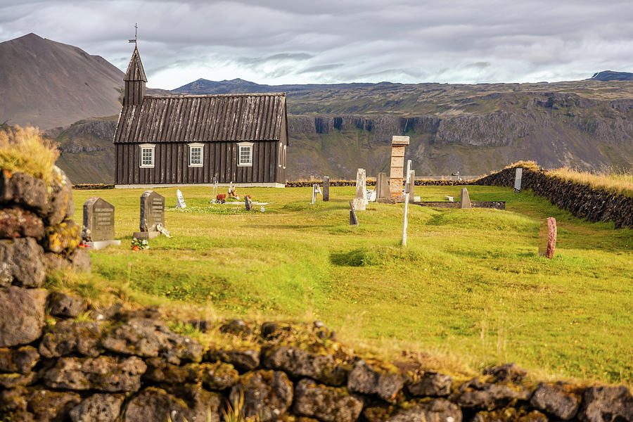 Church Cemetery of Iceland Photograph by David Letts