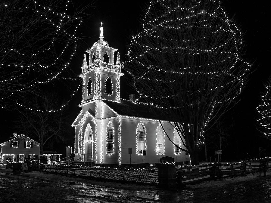 Christmas Photograph - Church by David Hook