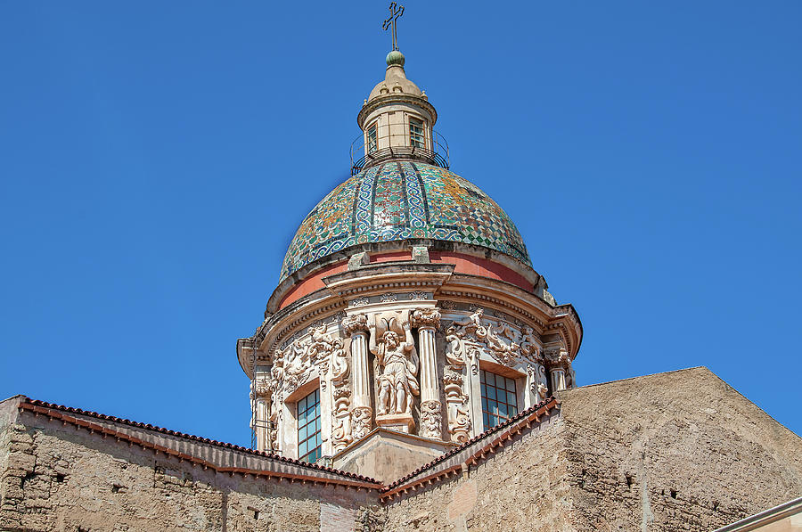 Church Dome Palermo Photograph by Xavier Cardell
