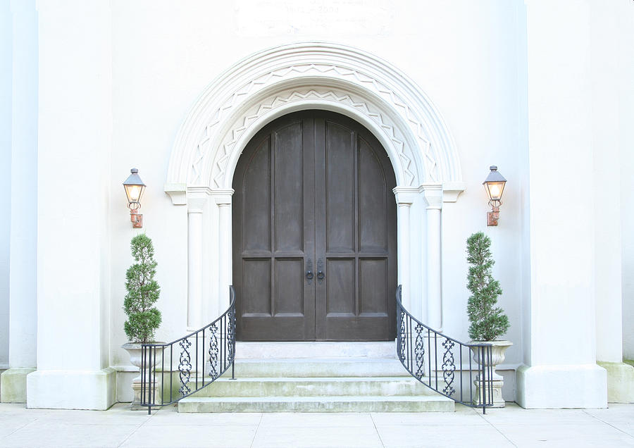 Church Doors Photograph by Uniball