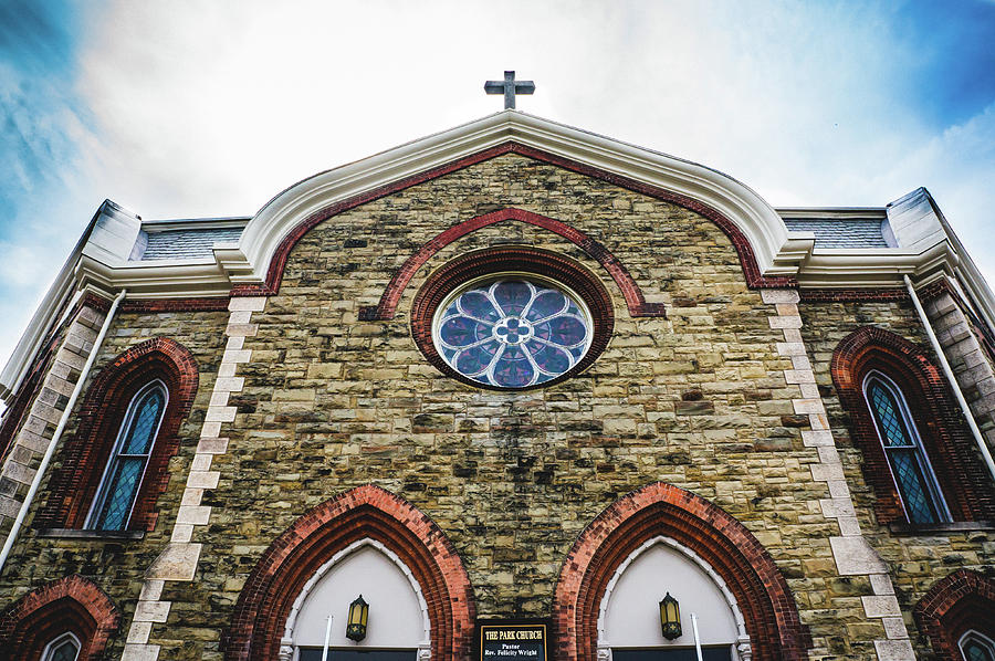 Church in Elmira, NY Photograph by BassArt Photography Fine Art America