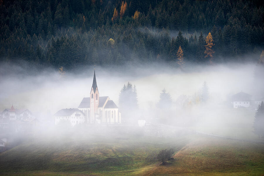 Church In The Cloud Photograph by Marco Galimberti