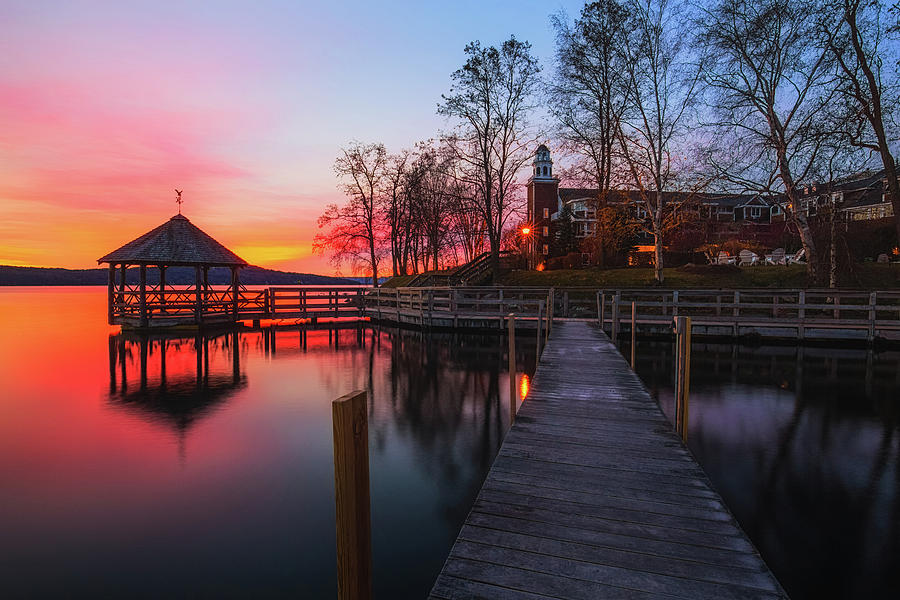 Church Landing Sunrise Photograph by Lake Winnipesaukee Photography ...