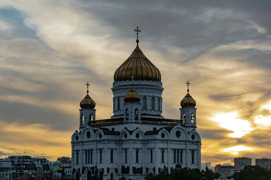 Church of Christ the Savior at Sunset Photograph by Steven Richman