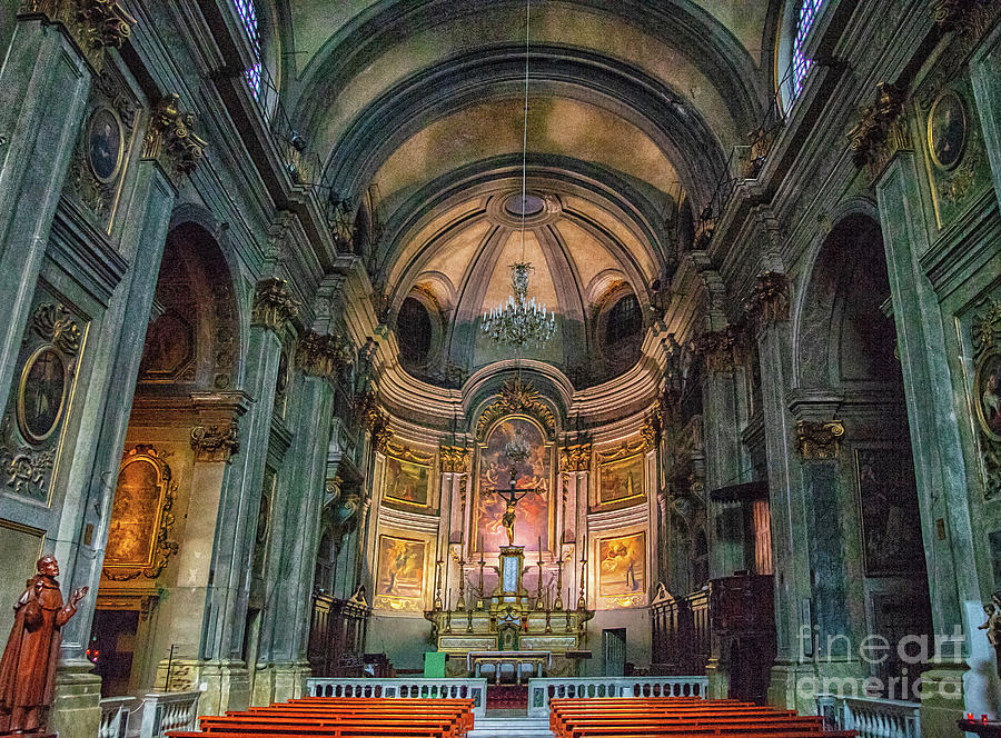 Church of Francis of Paola Nice France Photograph by Wayne Moran