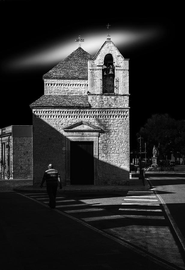 Street Photograph - Church Of San Rocco Or Of The Annunziata by Luigi Greco