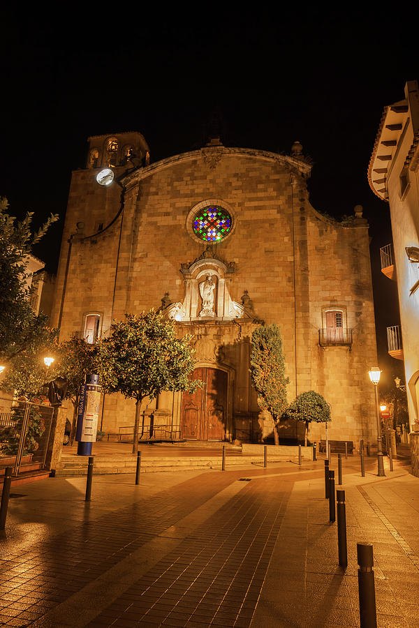 Church of Sant Vicenc in Tossa de Mar Photograph by Artur Bogacki