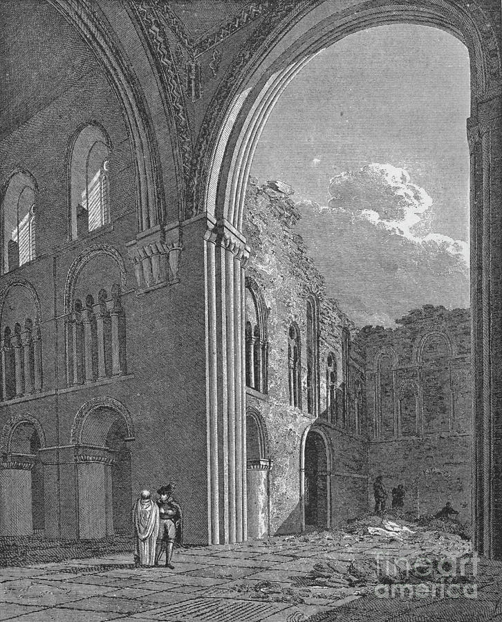 Church Of St Bartholomew The Great Drawing by Print Collector