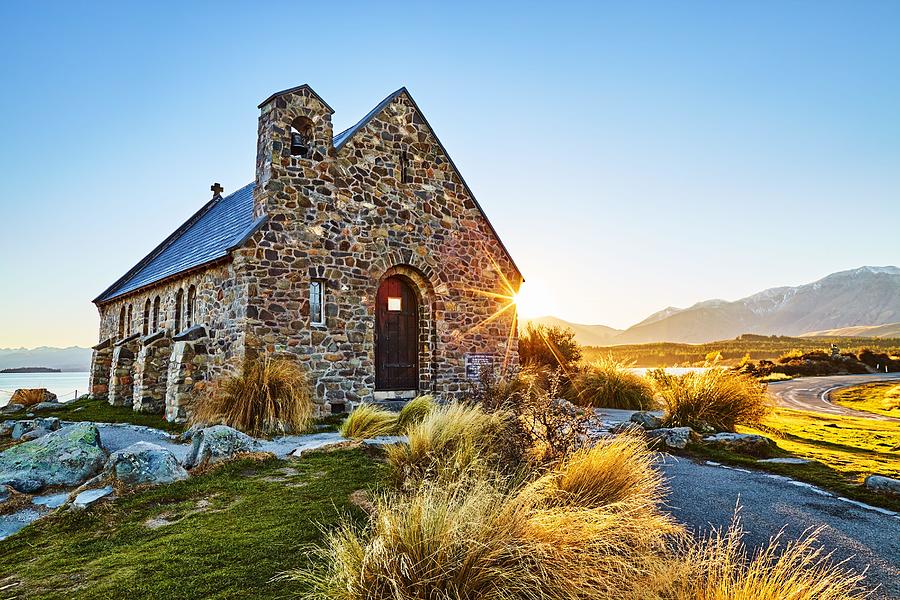 Architecture Photograph - Church Of The Good Shepherd At Sunrise by DPK-Photo