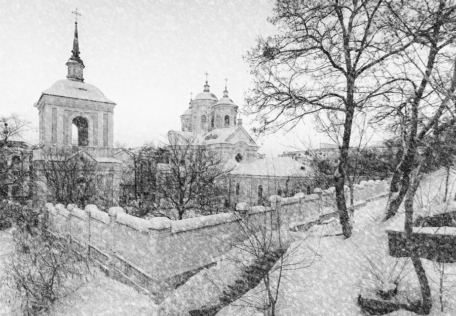 Winter Photograph - Church Of The Intercession by Alexander Kiyashko