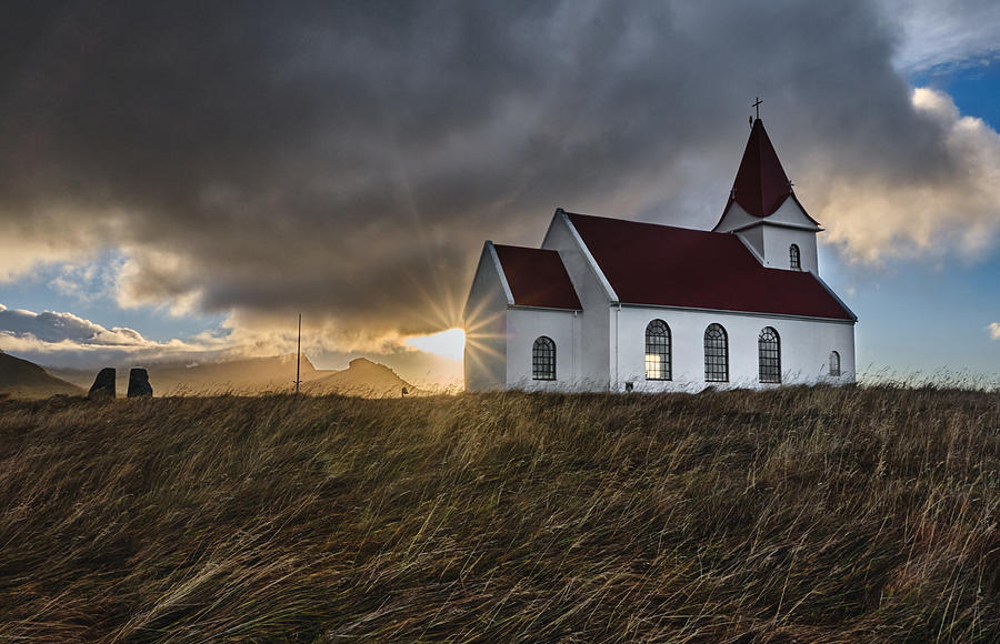 Nature Photograph - Church On The Hill by Avital Hershkovitz