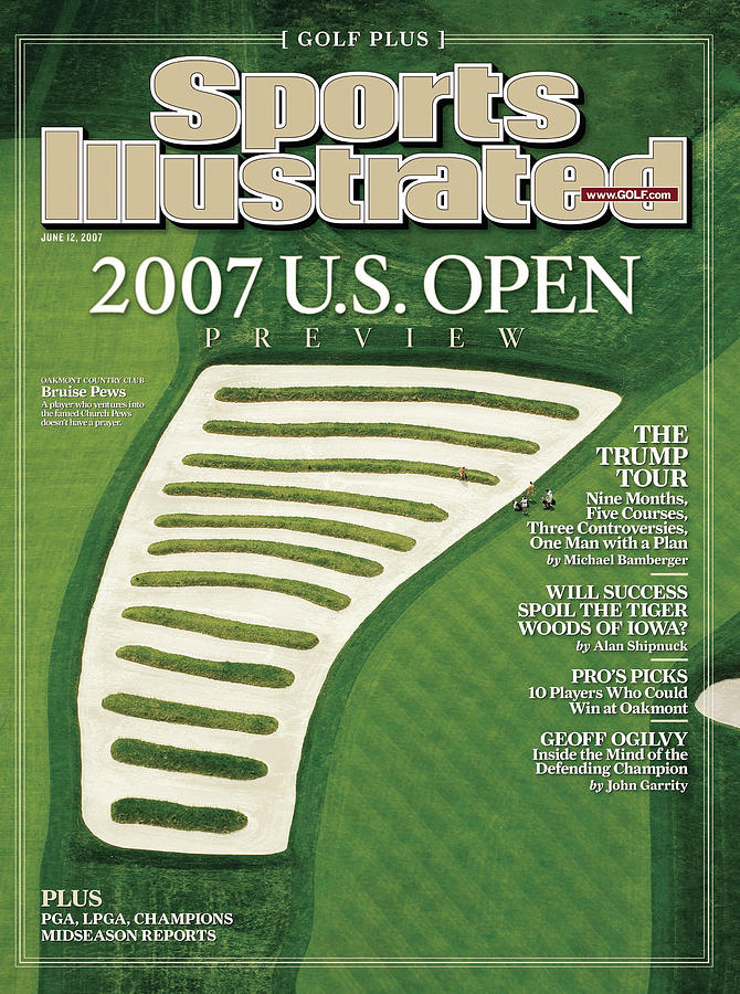 Church Pews At Oakmont Country Club Sports Illustrated Cover Photograph by Sports Illustrated