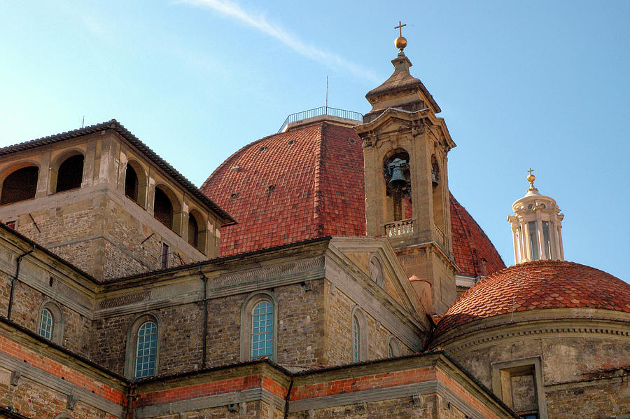 Church Roof in Florence Photograph by Mark Duehmig