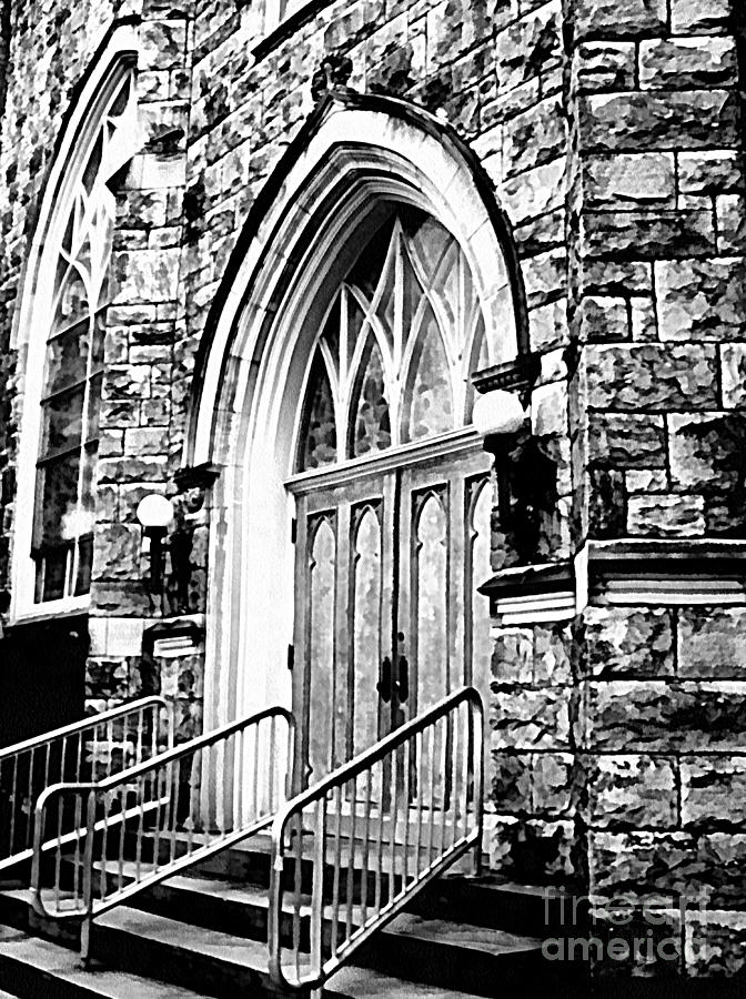 Black And White Photograph - Church Timeless appeal by Janine Riley