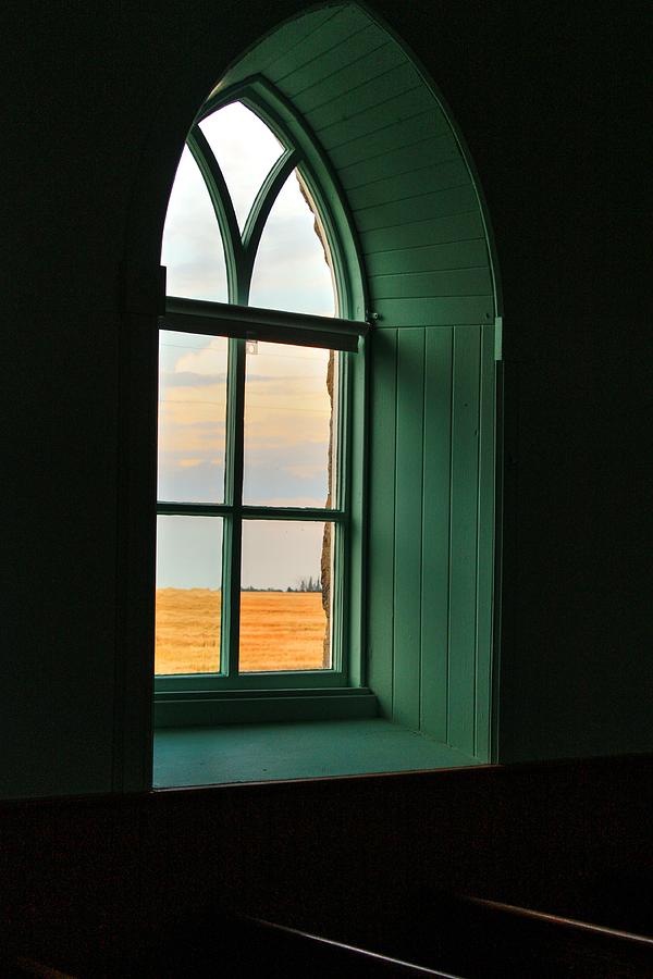Church window Photograph by David Matthews