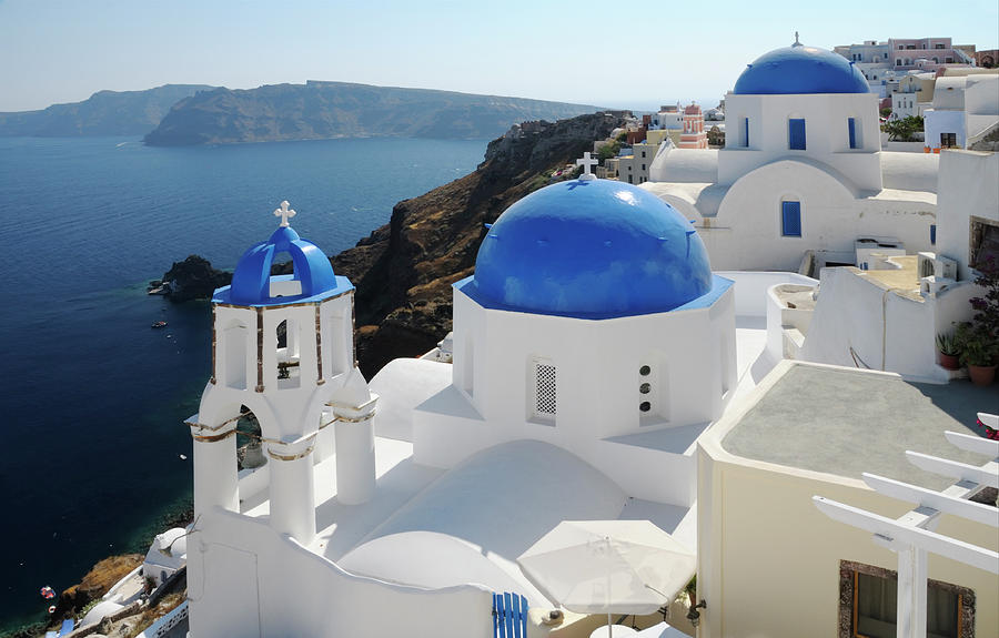 Churches In Oia, Santorini, Greece Photograph by Tunart Churches In Oia, Santorini, Greece Photograph by Tunart