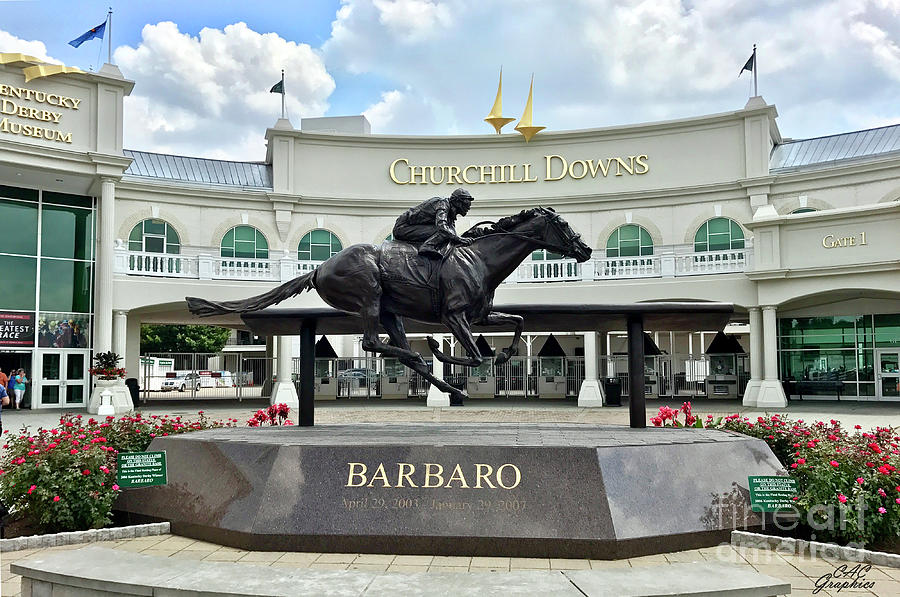 Churchill Downs Barbaro Photograph by CAC Graphics