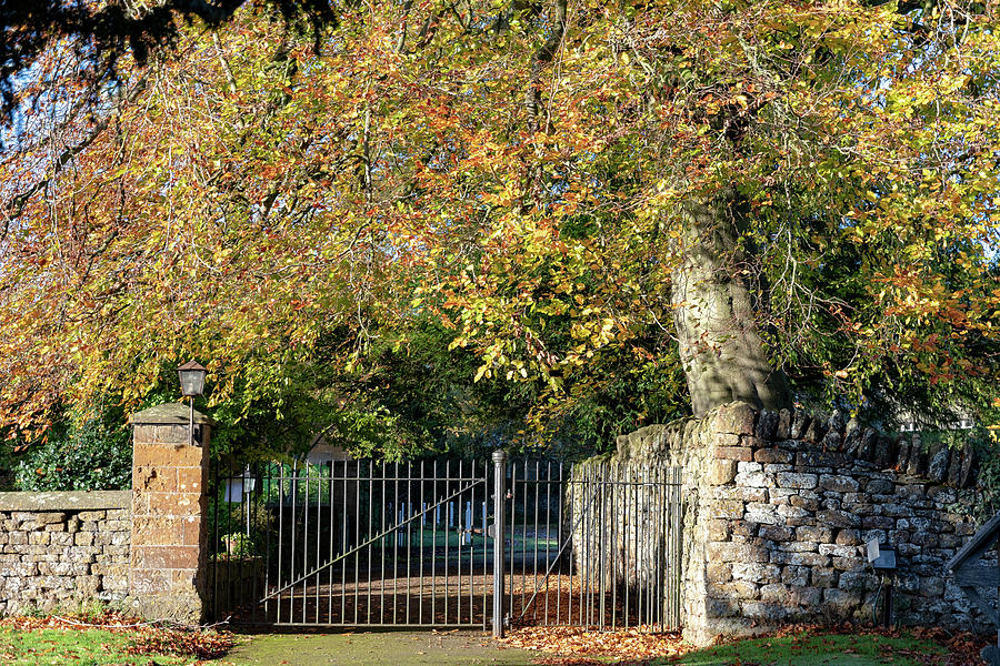 Churchyard Gates Photograph by Mark Hunter