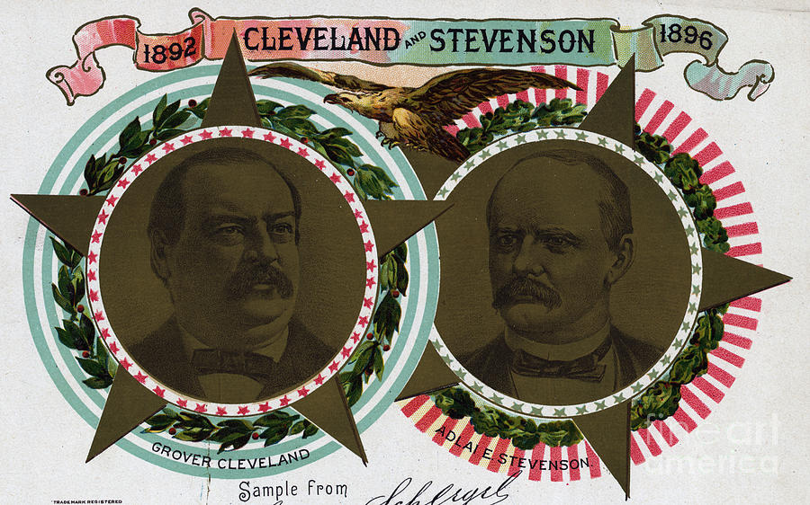Cigar Box Label,cleveland & Stevenson Photograph by Bettmann