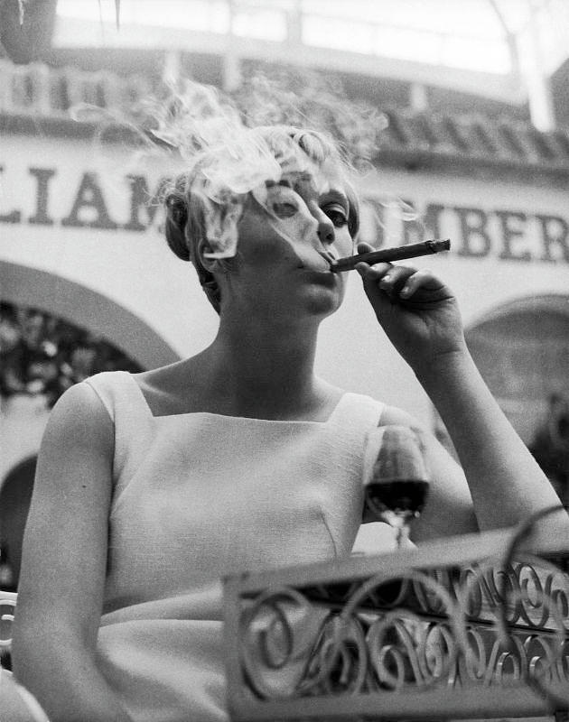 Cigar Smoker London 1966 Photograph by Keystone-france