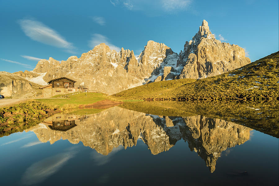 Nature Digital Art - Cimon Della Pala Mountain, Italy by Manfred Bortoli