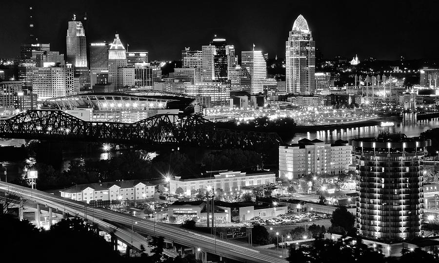 Cincinnati Covington And Ohio River Photograph