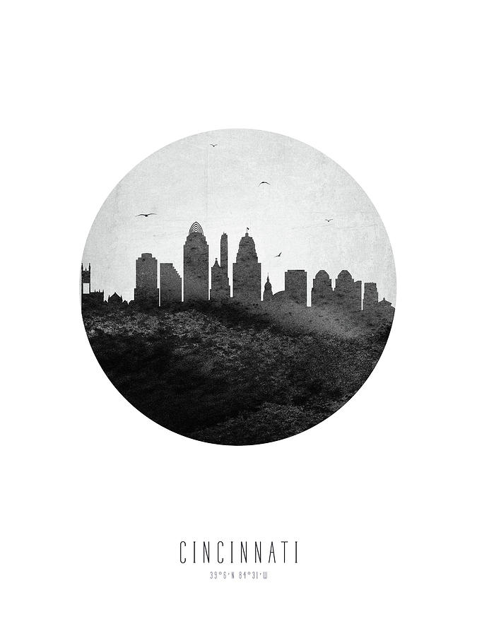 Cincinnati Skyline Usohci04 Digital Art