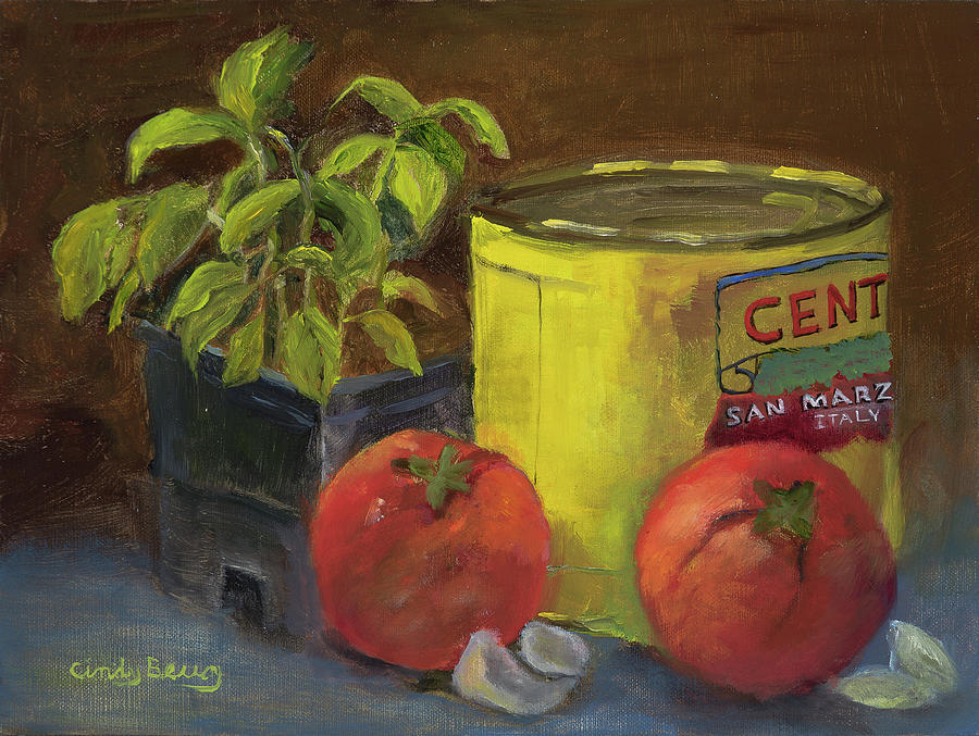 Cindy Beuoy - Still Life II Painting by Cindy Beuoy