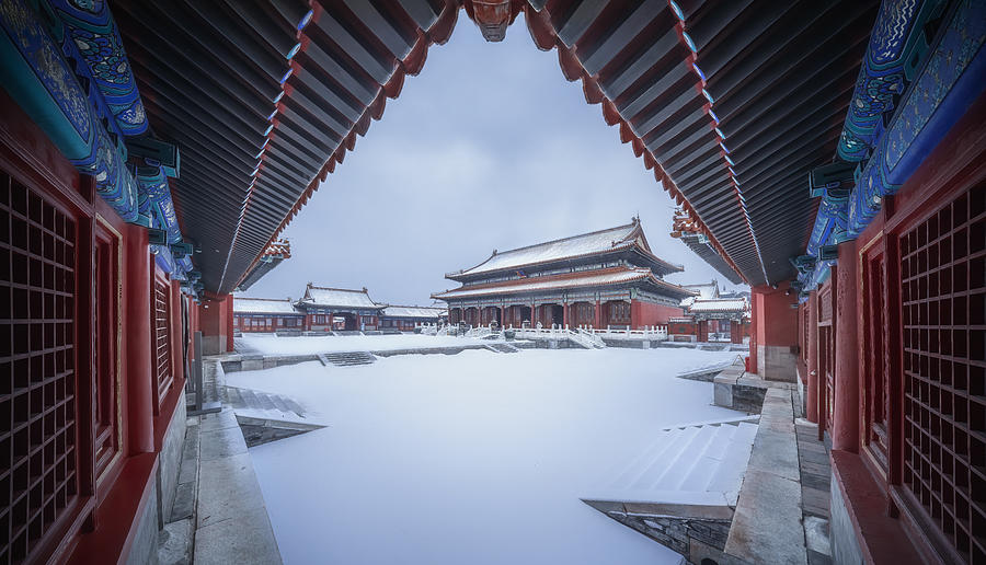 Cining Palace In The Frame Photograph by Yuan Cui