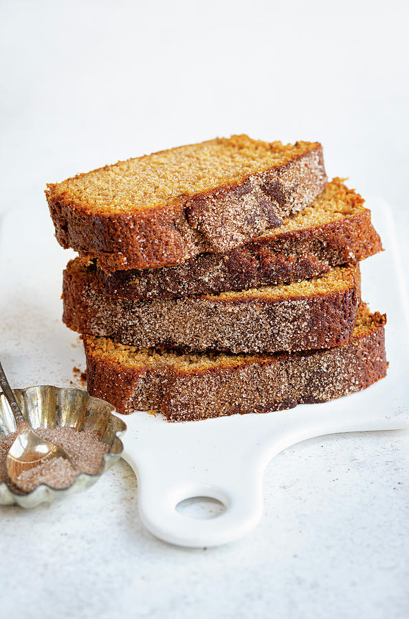 Cinnamon Apple Bread Photograph by Lucy Parissi