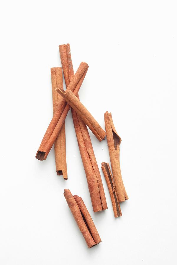 Cinnamon Sticks From Above Photograph by Jalag / Mathias Neubauer