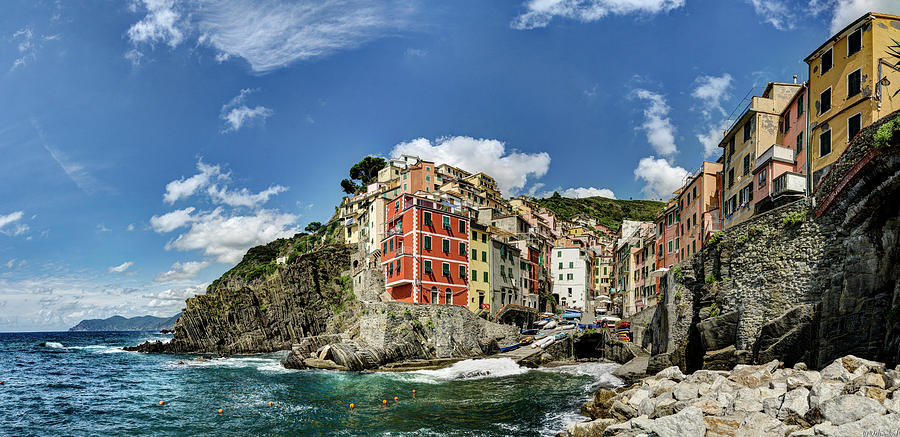 Cinque Terre - View of Riomaggiore Photograph by Weston Westmoreland