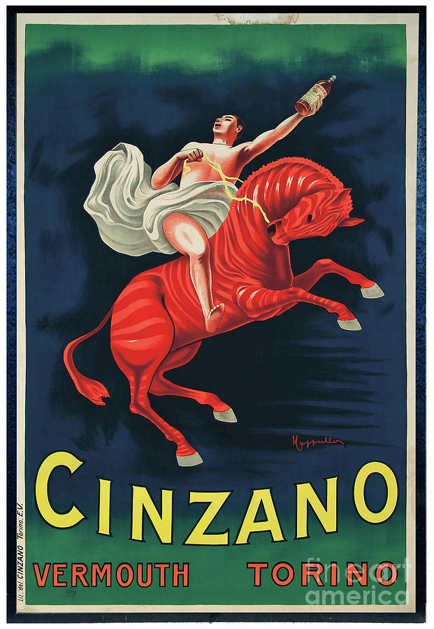 Cinzano Vermouth Torino Drawing by Heritage Images