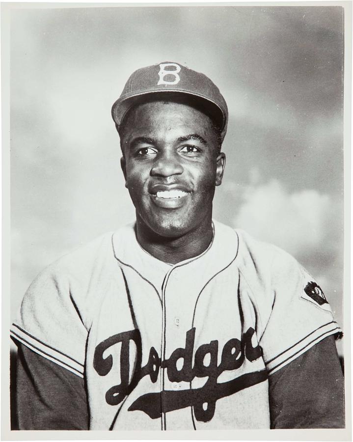 Circa 1951 Jackie Robinson Original Photograph Used For 1953 Topps Card 