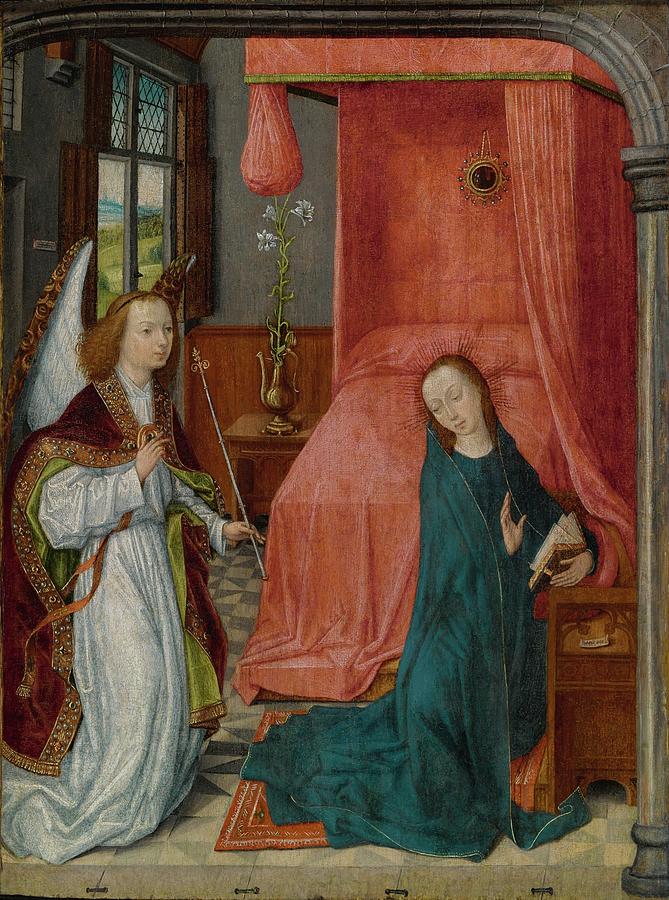 Circle of Rogier van der Weyden THE ANNUNCIATION Painting by Artistic ...