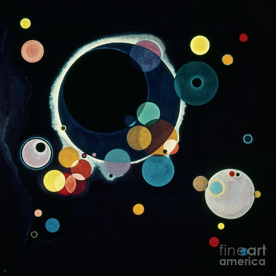 Circles, 1926 Photograph by Wassily Kandinsky