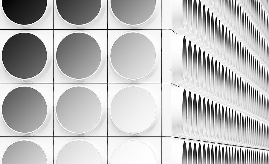 Architecture Photograph - Circles And Squares by Greetje Van Son
