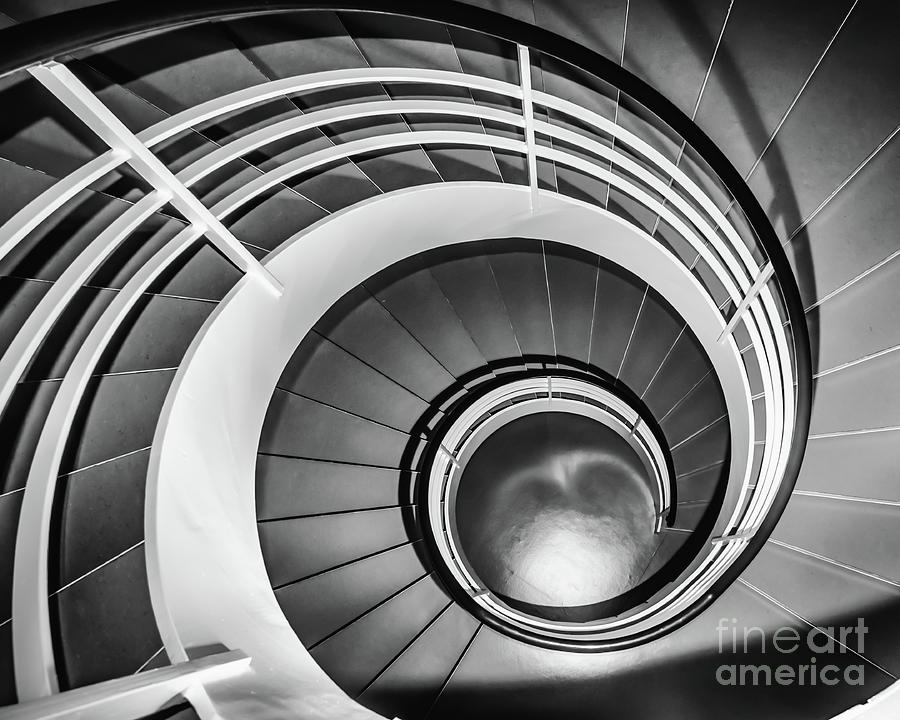 Circular stairway Photograph by Lyl Dil Creations