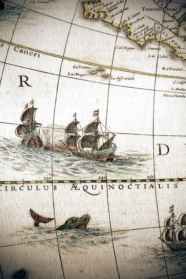 Circulus Aequinoctalis, Historical Map Digital Art by Goldhafen