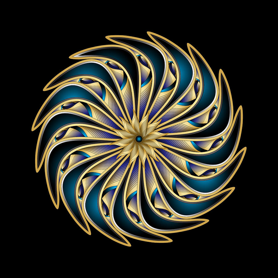 Circumplexical No 3610 Digital Art by Alan Bennington Circumplexical No 3610 Digital Art by Alan Bennington