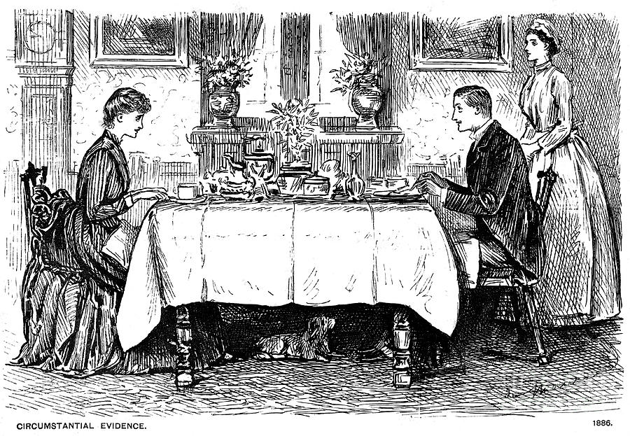 Circumstantial Evidence, 1886 1891 Drawing by Print Collector