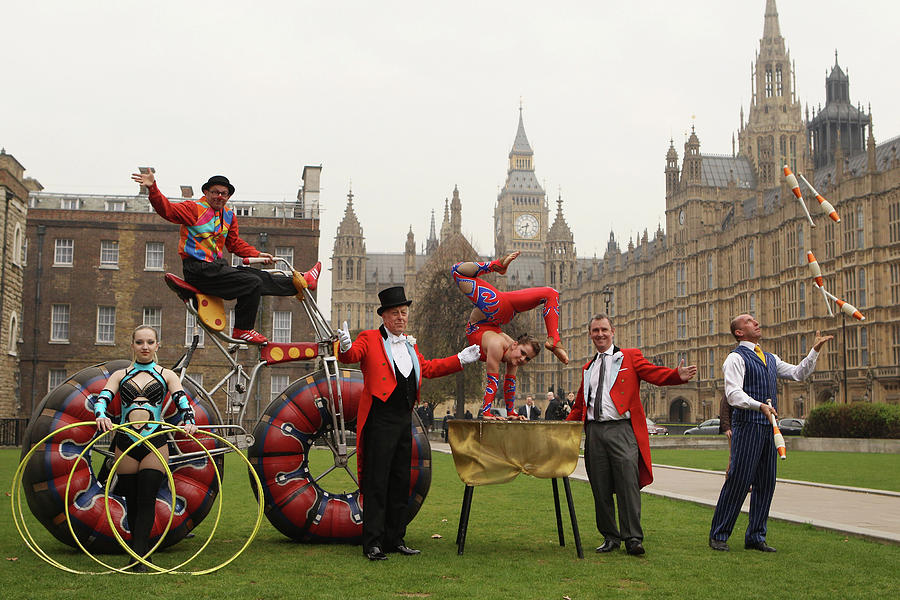 Circus Acts Demonstrate Their Skills Photograph by Oli Scarff