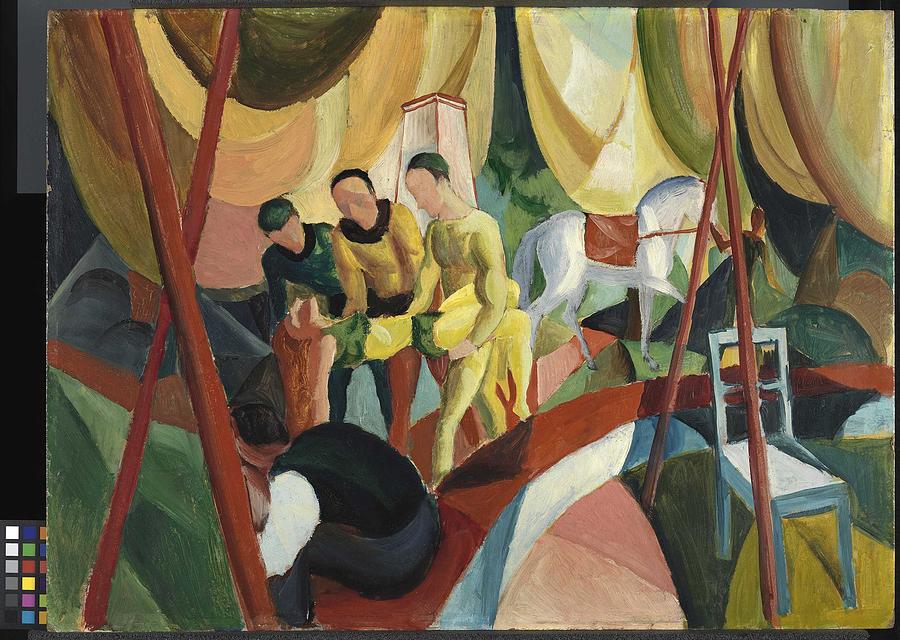Nature Painting - Circus August Macke by Celestial Images
