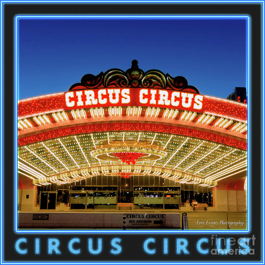 Circus Circus Gallery Button Photograph by Aloha Art